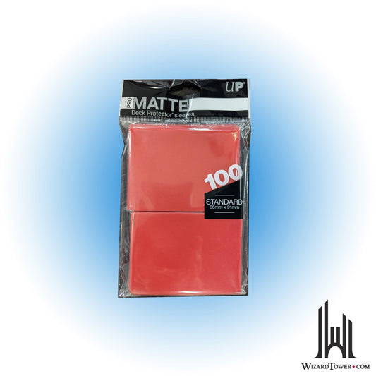Deck Protectors - Standard Matte Red 100ct