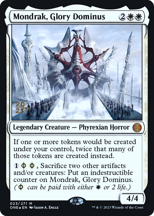 Mondrak, Glory Dominus (023) (Prerelease) - Foil