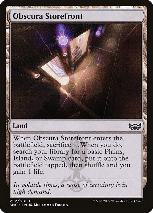Obscura Storefront - Foil