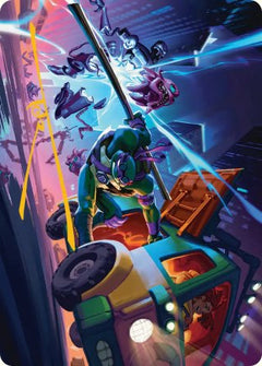 Donatello, Rad Scientist (47/54) Art Card (ATMT) - Gold-Stamped Signature