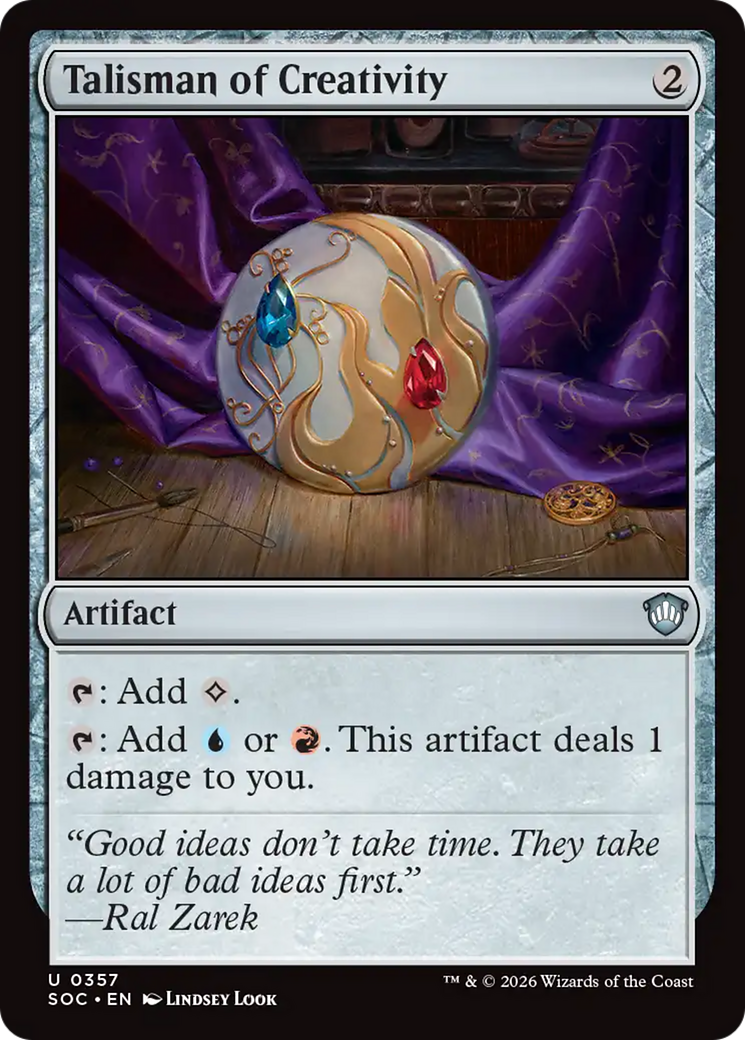Talisman of Creativity (SOC)