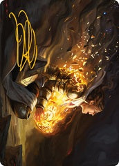 Vanish into Eternity (10/81) Art Card (AONE) - Gold-Stamped Signature