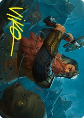 Gimli, Counter of Kills (10/81) Art Card (ALTR) - Gold-Stamped Signature
