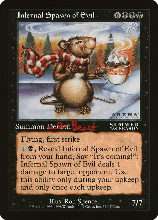 Infernal Spawn of Evil (Oversized) (Arena League Promo)