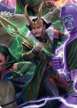 Loki, God of Lies (12/12/45) Art Card (AMSH)