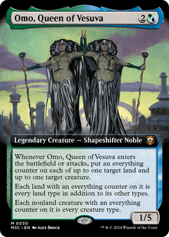 Omo, Queen of Vesuva (0030) (Extended Art) - Foil