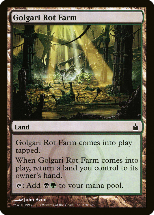 Golgari Rot Farm - Foil