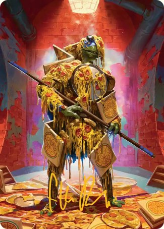 Commander's Plate (50/54) Art Card (ATMT) - Gold-Stamped Signature