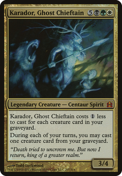 Karador, Ghost Chieftain (Oversized) - Foil