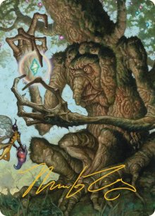 Faeburrow Elder (51/54) Art Card (AECL) - Gold-Stamped Signature