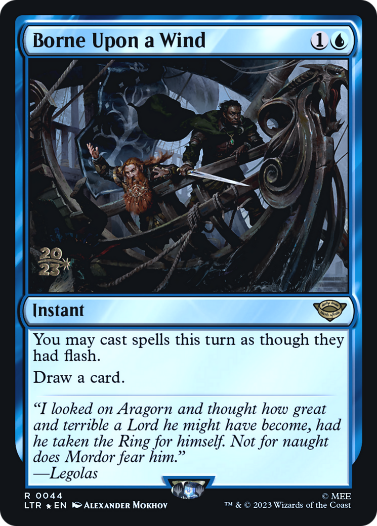 Borne Upon a Wind (0044) (Prerelease) - Foil