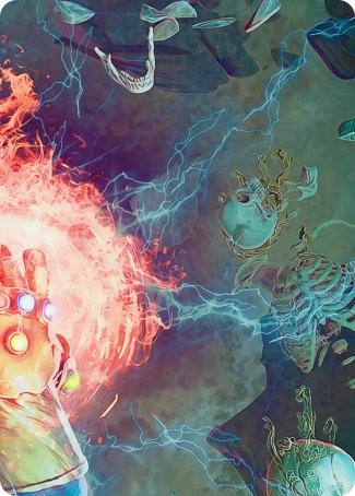 Thanos, the Mad Titan (3/9) Art Card (AMSH)