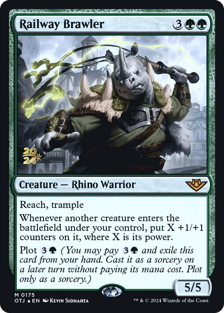 Railway Brawler (0175) (Prerelease) - Foil