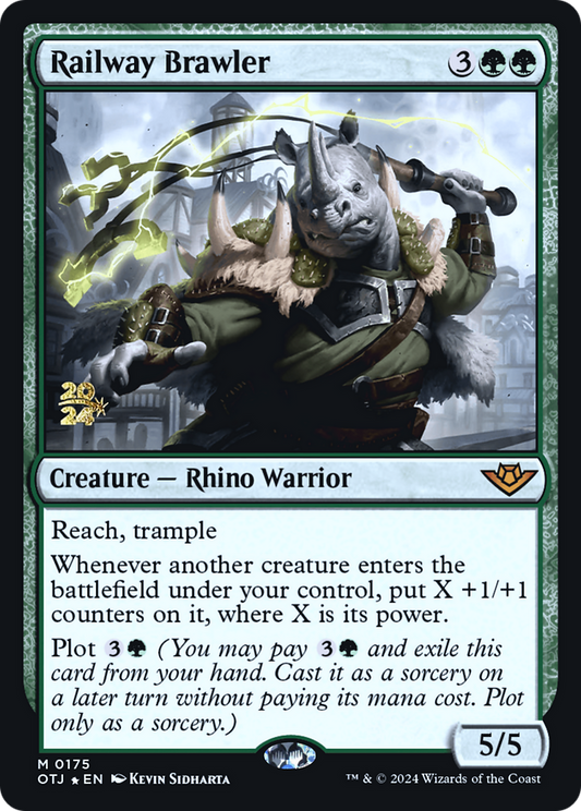 Railway Brawler (0175) (Prerelease) - Foil