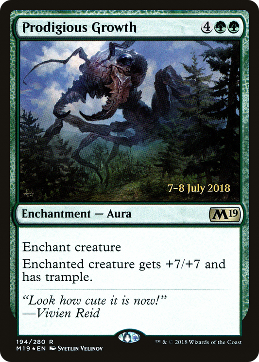 Prodigious Growth (194) (Prerelease) - Foil
