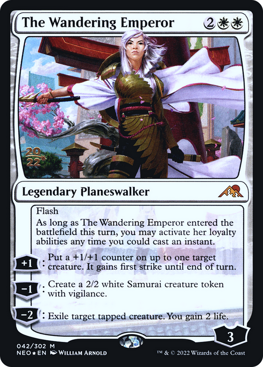 The Wandering Emperor (042) (Prerelease) - Foil