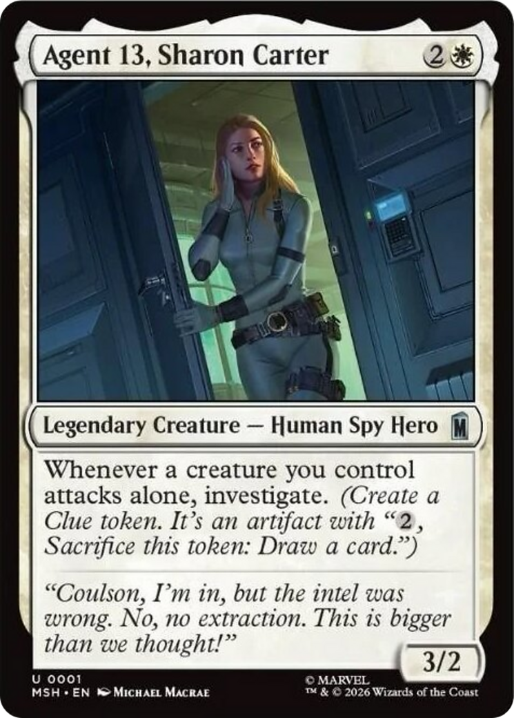Agent 13, Sharon Carter  (MSH)