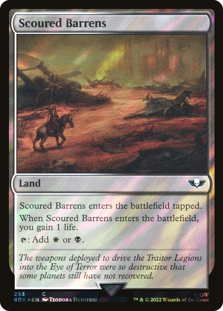 Scoured Barrens - Surge Foil