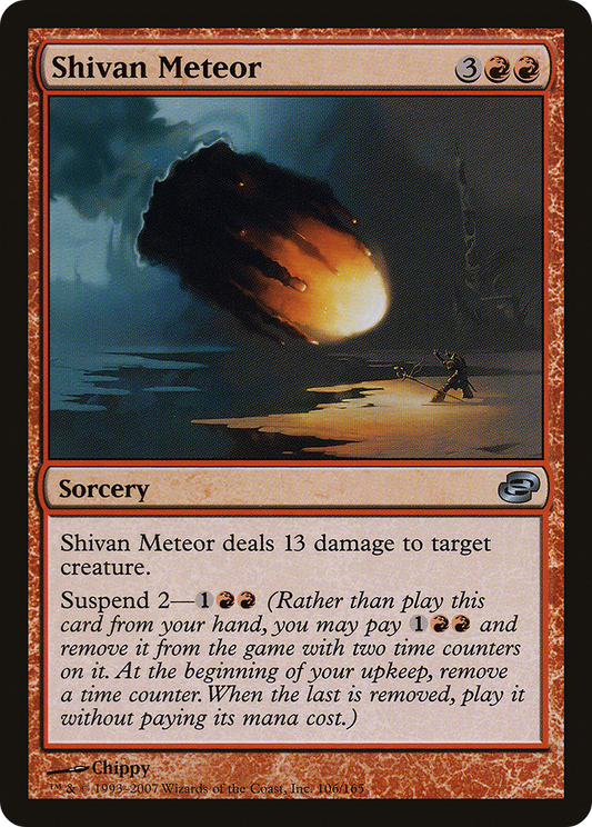 Shivan Meteor - Foil