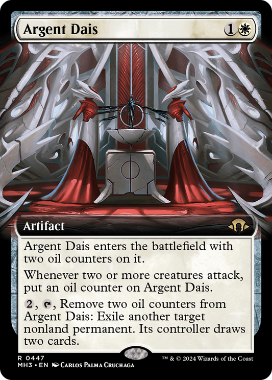 Argent Dais (0447) (Extended Art) - Foil