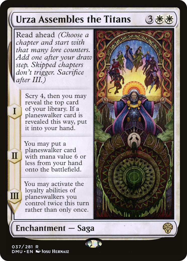 Urza Assembles the Titans - Foil