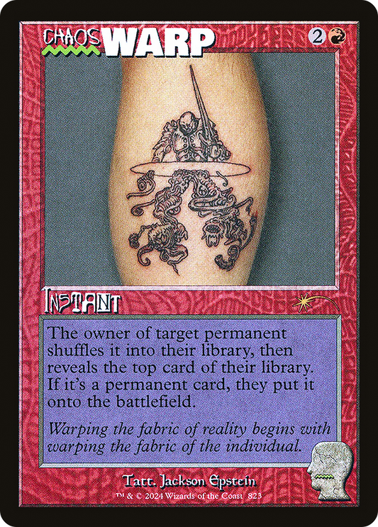 Chaos Warp (823) (Showcase) - Foil