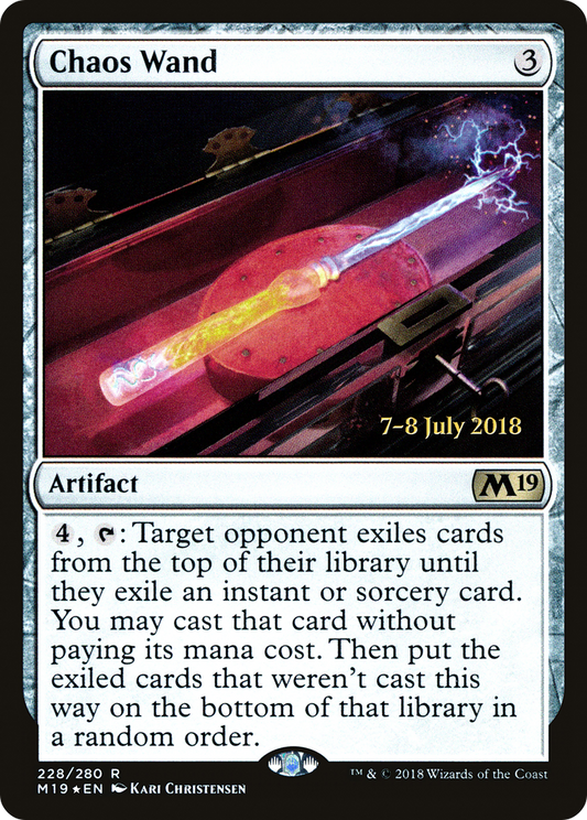 Chaos Wand (228) (Prerelease) - Foil