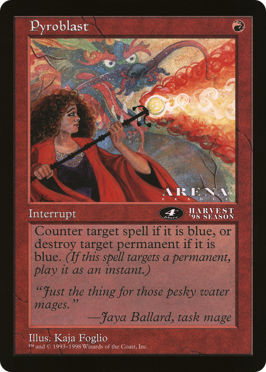 Pyroblast (4th Place) (Oversized) (Arena League Promo)