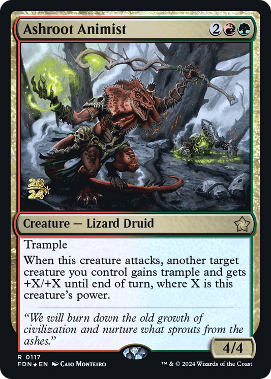 Ashroot Animist (0117) (Prerelease) - Foil