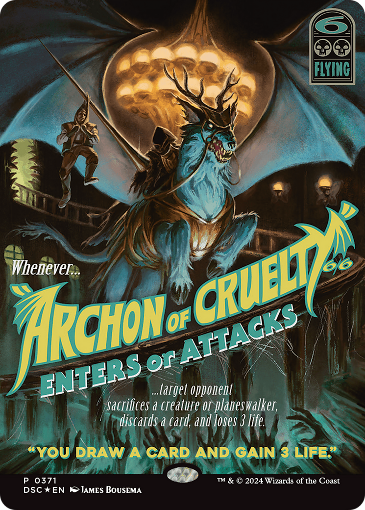 Archon of Cruelty (0371) (Borderless) (Showcase) - Foil