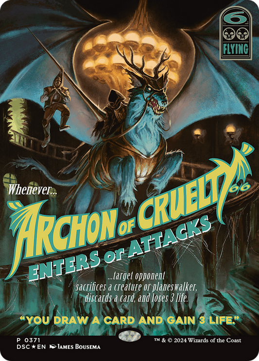 Archon of Cruelty (0371) (Borderless) (Showcase) - Foil