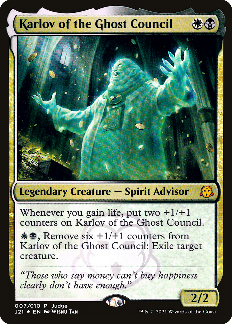 Karlov of the Ghost Council (007) (Judge) - Foil