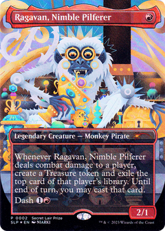 Ragavan, Nimble Pilferer (0002) (Borderless) - Foil