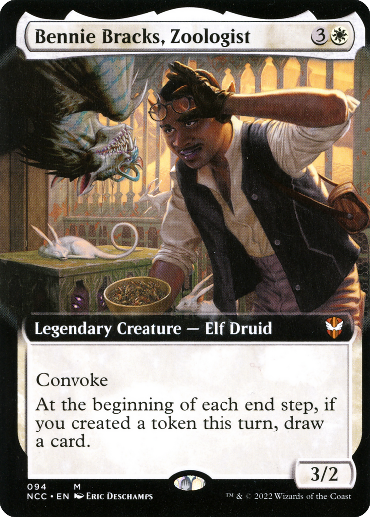 Bennie Bracks, Zoologist (094) (Extended Art) - Foil