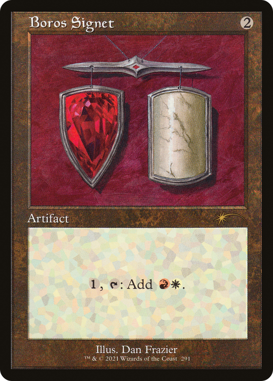 Boros Signet (291) (Retro Frame) - Foil Etched