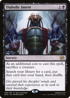 Diabolic Intent (089) (Promo Pack) - Foil
