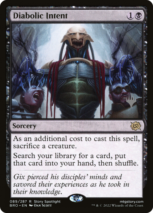 Diabolic Intent (089) (Promo Pack) - Foil