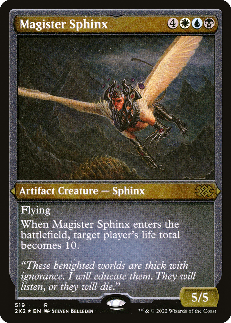 Magister Sphinx - Foil Etched