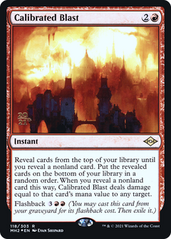 Calibrated Blast (118) (Prerelease) - Foil