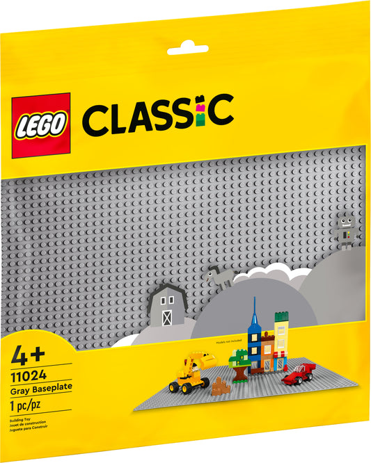 LEGO Pieces - Gray Baseplate