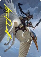 Gryffwing Cavalry (11/81) Art Card (AVOW) - Gold-Stamped Signature