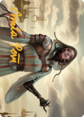 Phyrexian Missionary (11/81) Art Card (ADMU) - Gold-Stamped Signature