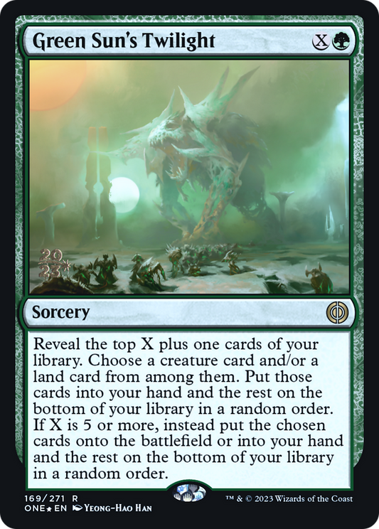 Green Sun's Twilight (169) (Prerelease) - Foil
