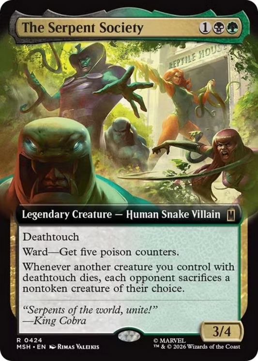 The Serpent Society (0424) (Extended Art) (MSH) - Foil