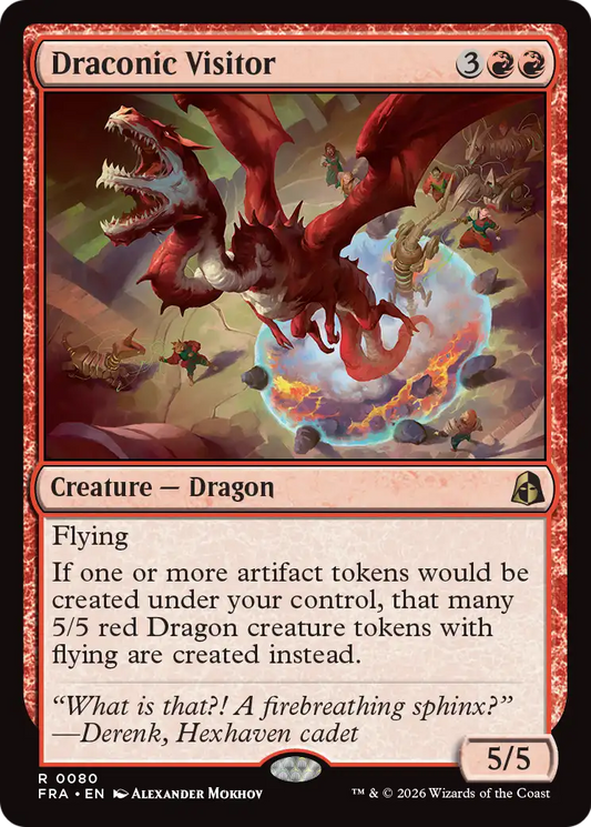 Draconic Visitor (FRA) - Foil