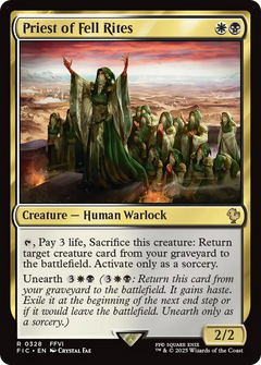 Priest of Fell Rites - Surge Foil