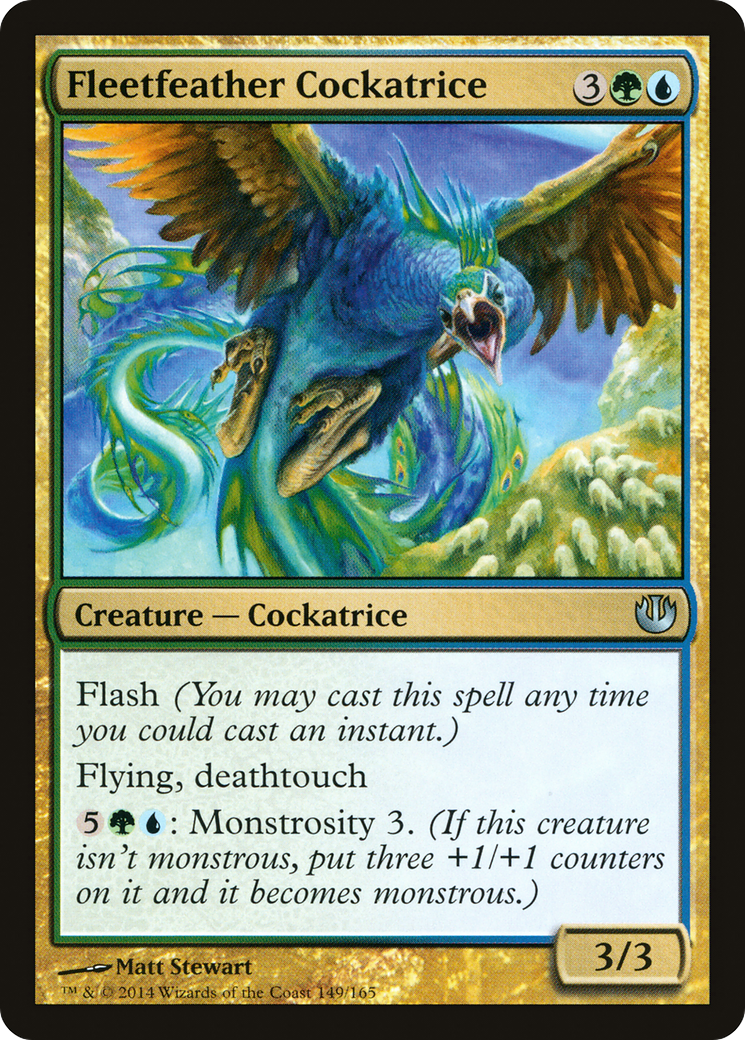 Fleetfeather Cockatrice - Foil