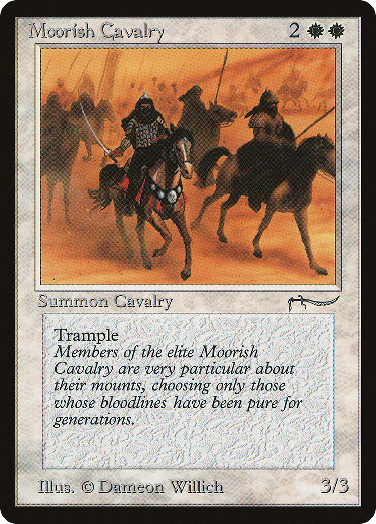 Moorish Cavalry (Light Mana Symbol)