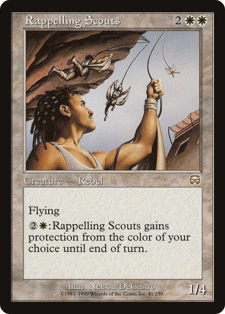 Rappelling Scouts - Foil
