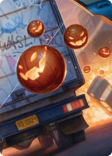 Pumpkin Bombs (06/06) Art Card (ASPM)